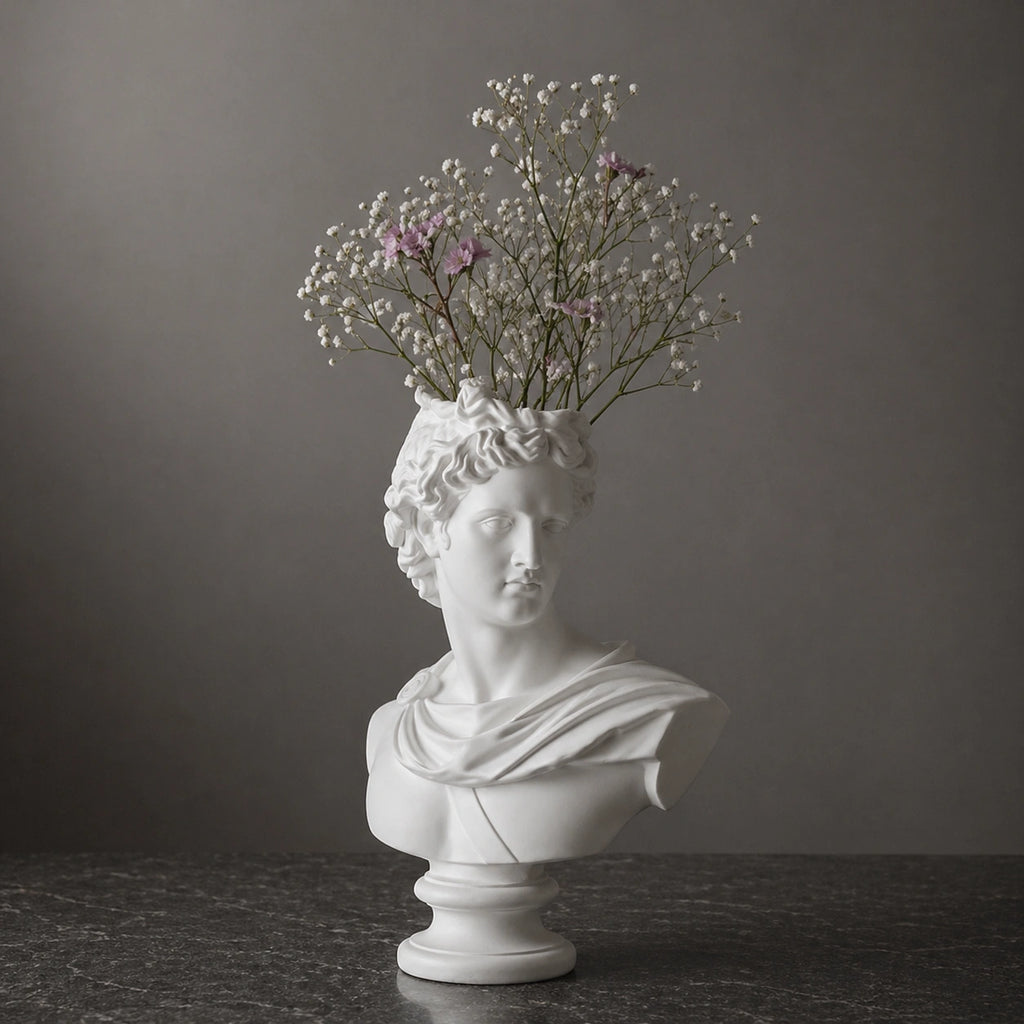 Vase grecs blanc - Hélios