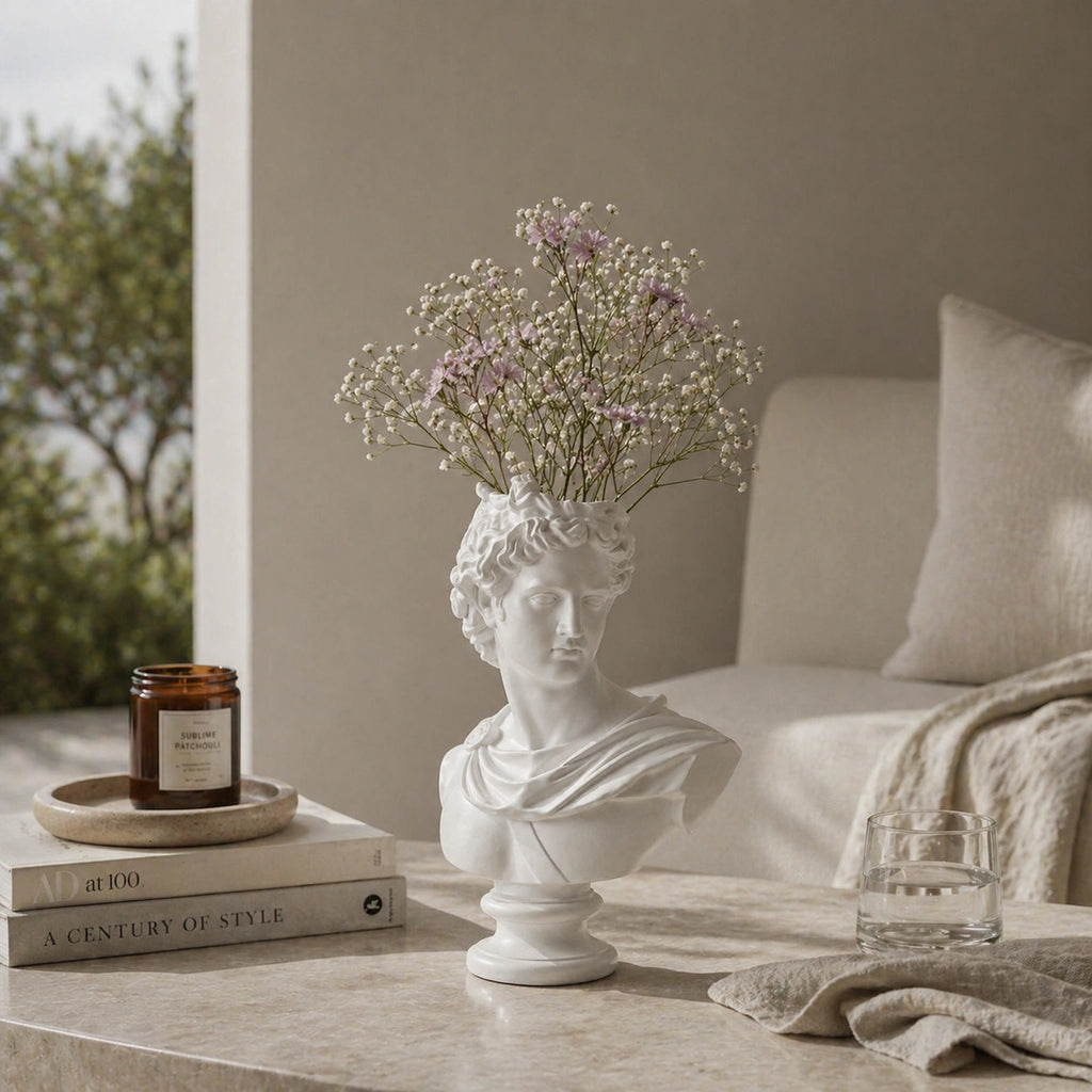 Vase grecs blanc - Hélios