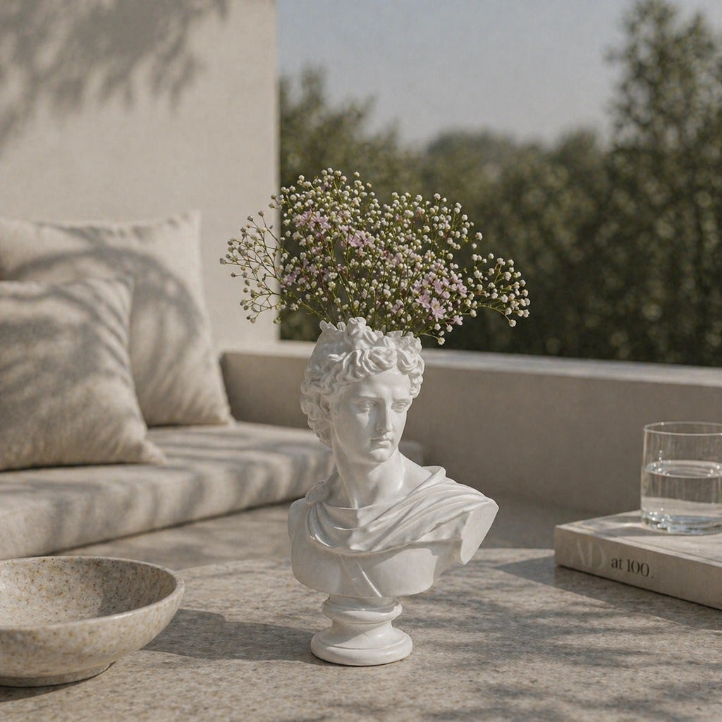 Vase grecs blanc - Hélios