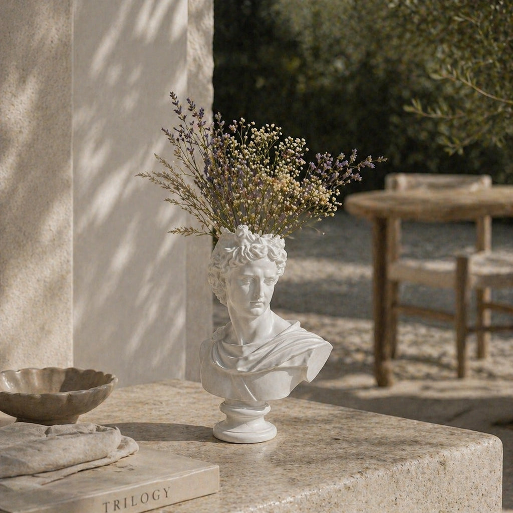 Vase grecs blanc - Hélios