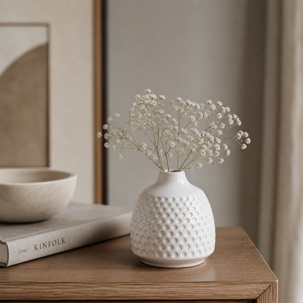 Mini Vase En Céramique blanc - Mya