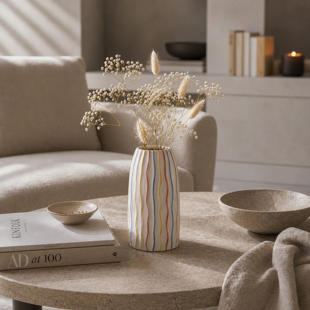 Vase en céramique coloré - grand, Celio