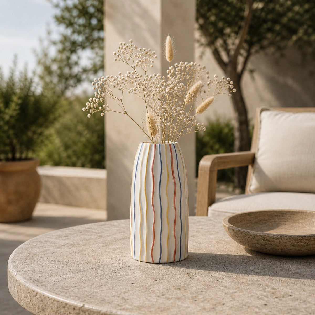 Vase en céramique coloré - grand, Celio
