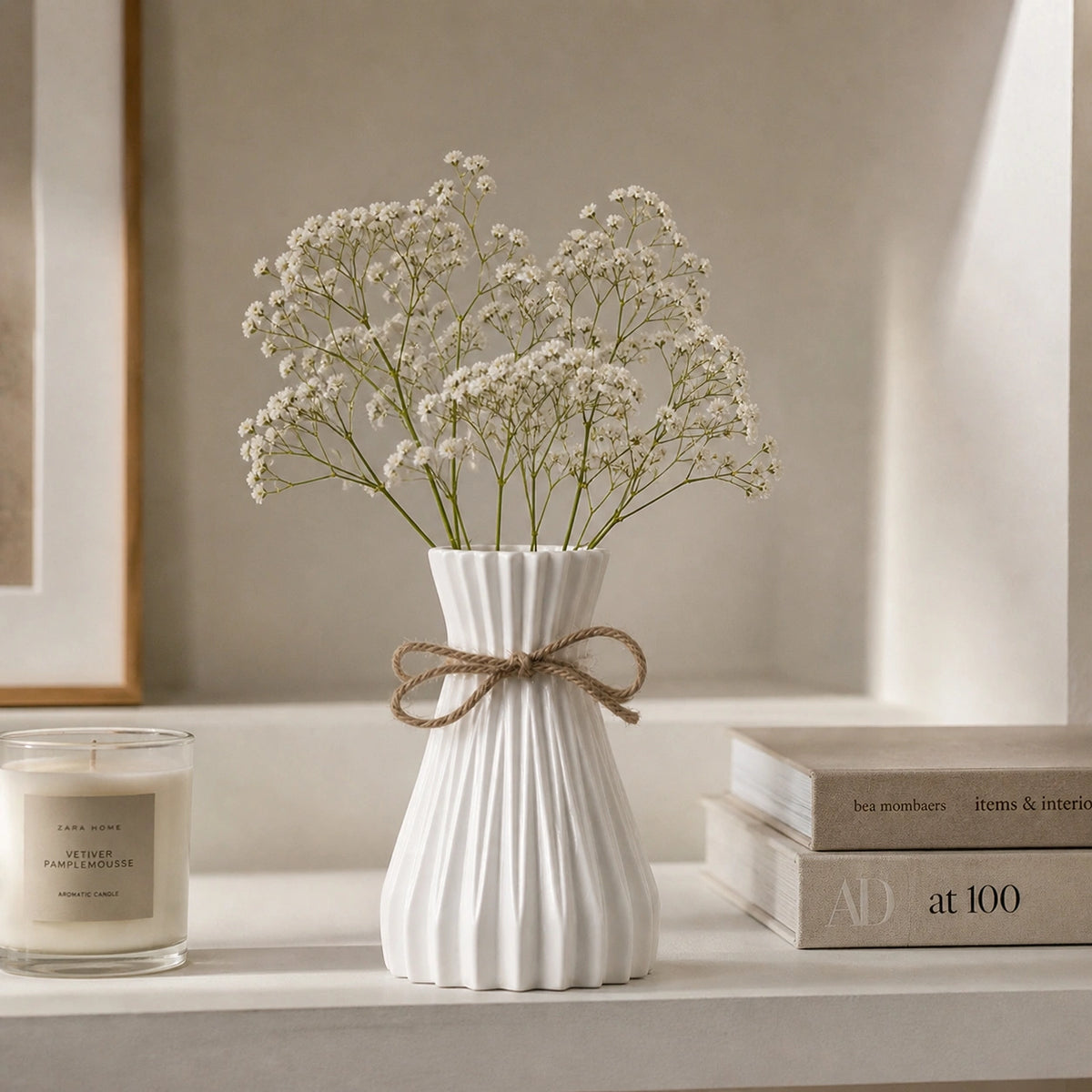 Petit Vase en Plastique - Élegant, Nox