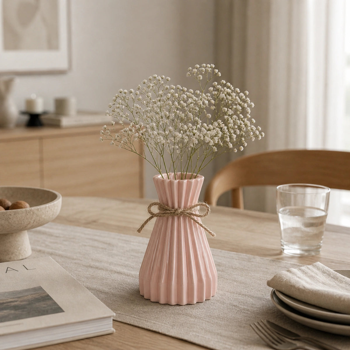 Petit Vase en Plastique - Élegant, Nox