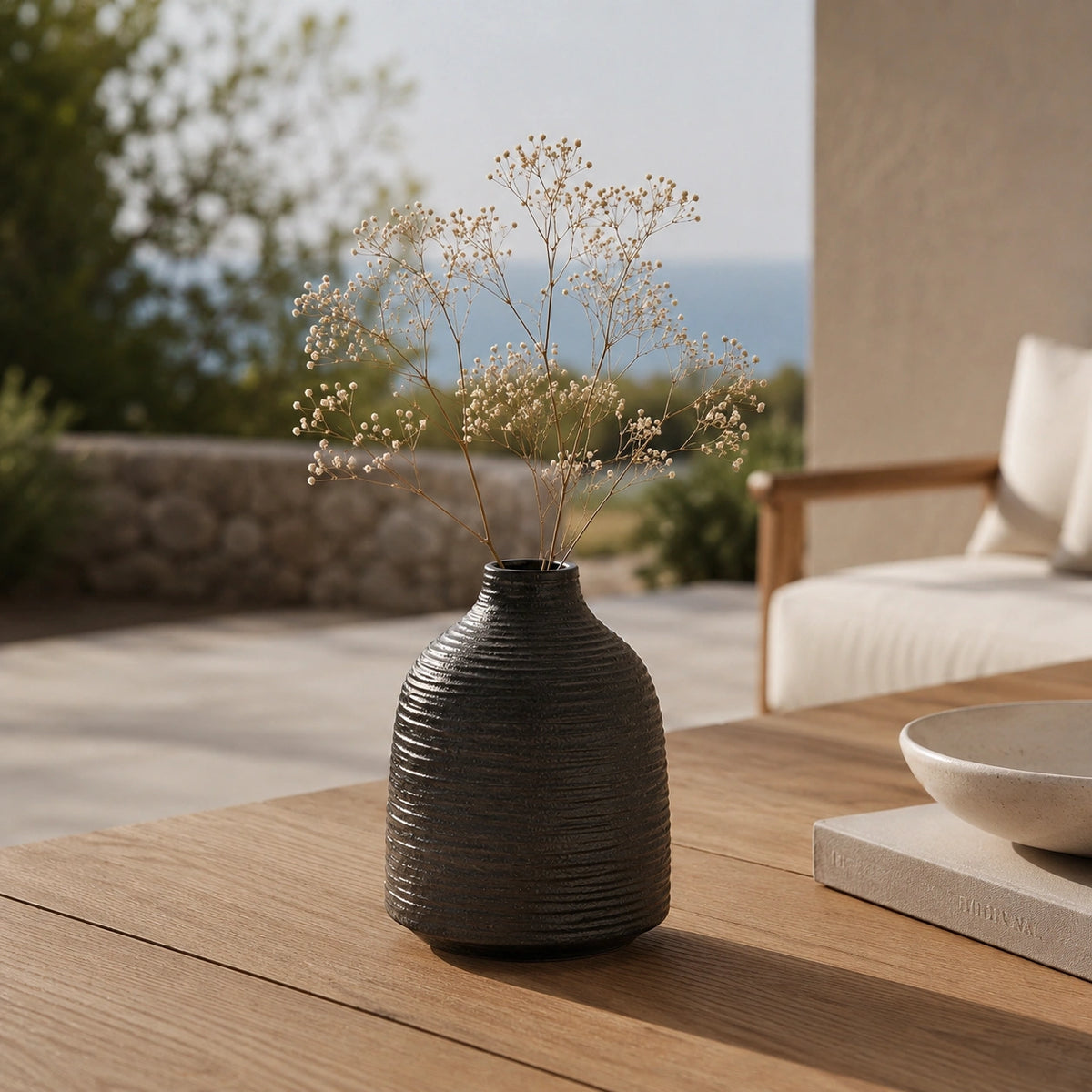 Petit Vase large en céramique - design, Alba