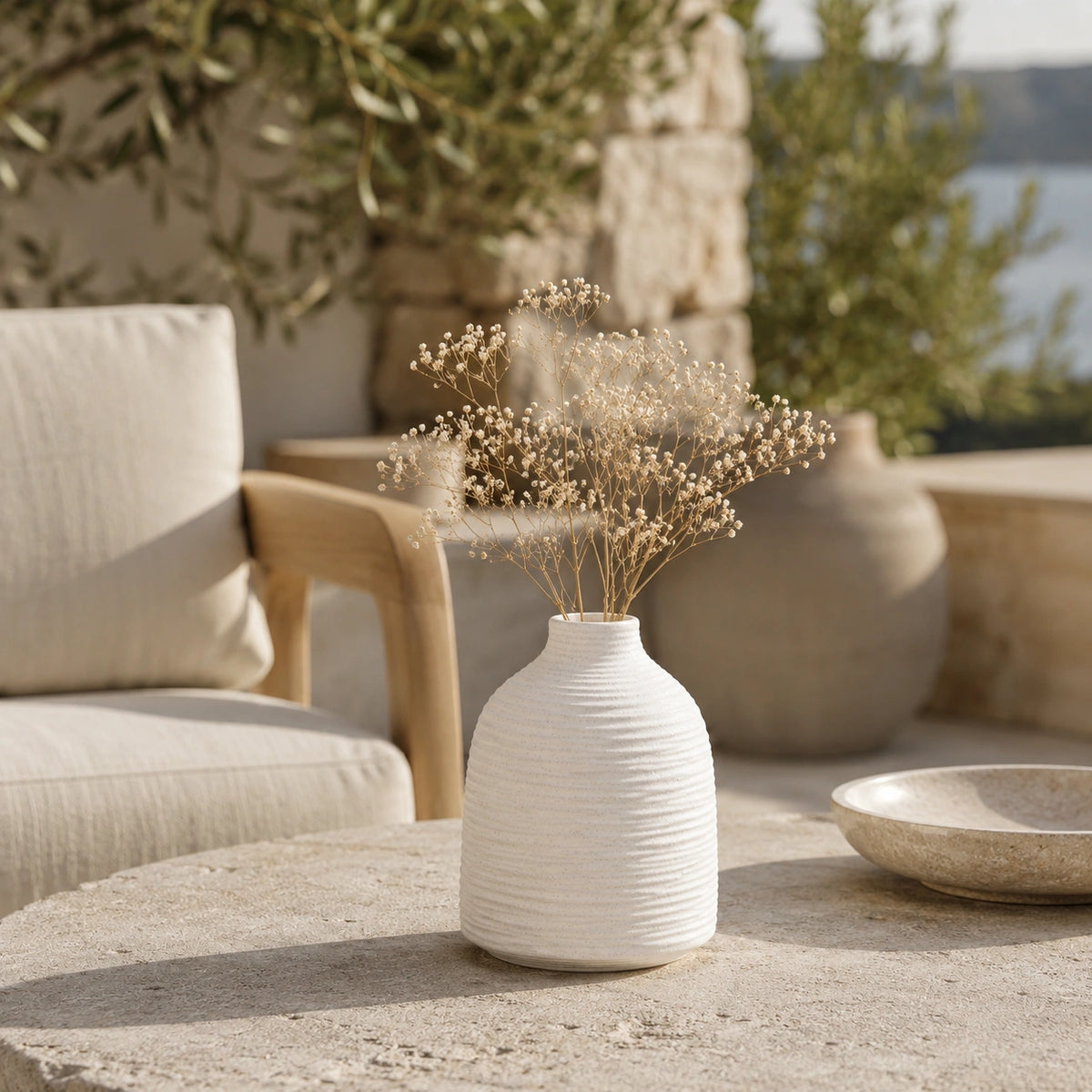 Petit Vase large en céramique - design, Alba