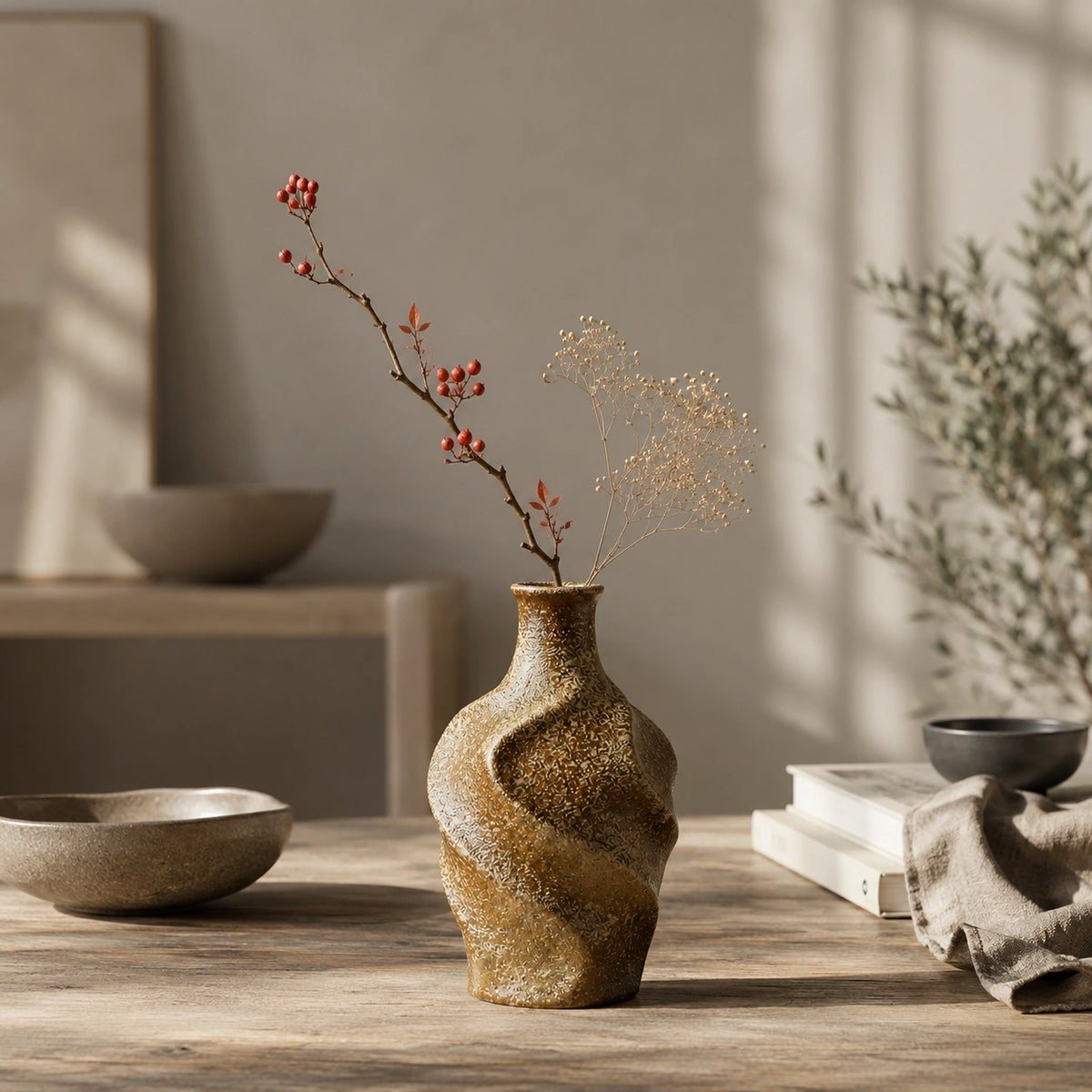 Petit Vase en céramique - organique, Alba