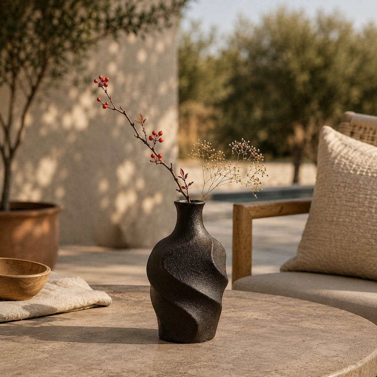 Petit Vase en céramique - organique, Alba