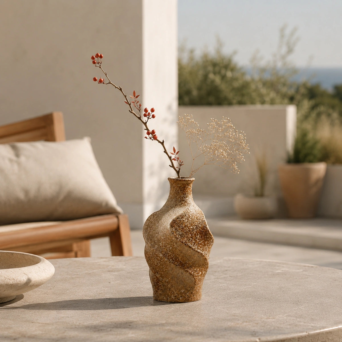 Petit Vase en céramique - organique, Alba
