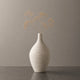 Vase en céramique beige - Moderne, Elio