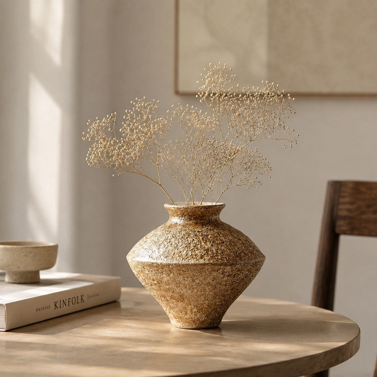 Vase en céramique - Structuré, Style roche, Lysor