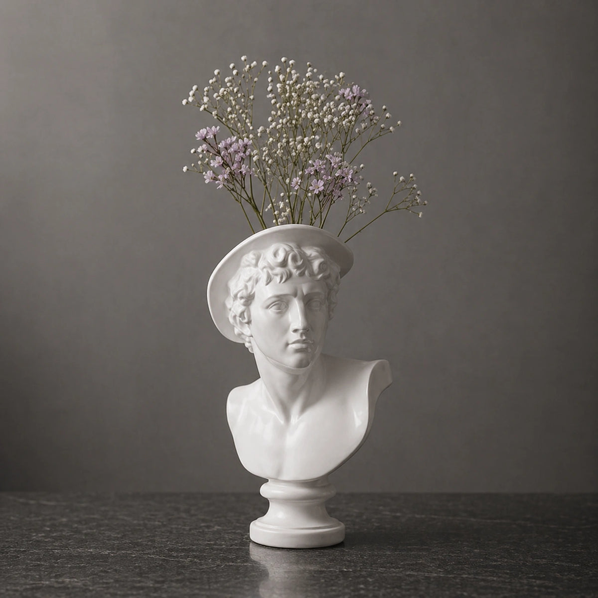 Vase grecs blanc - Apollon