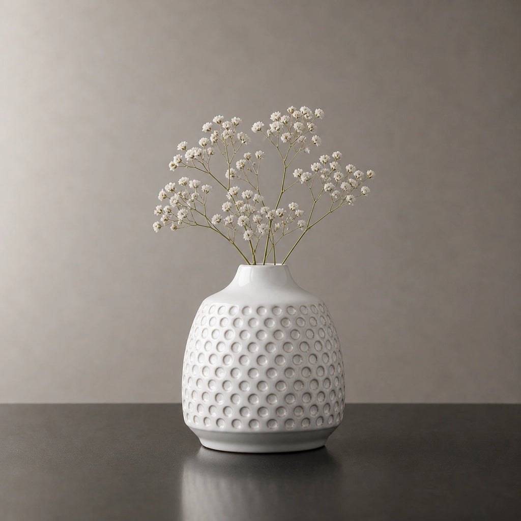 Mini Vase En Céramique blanc - Mya