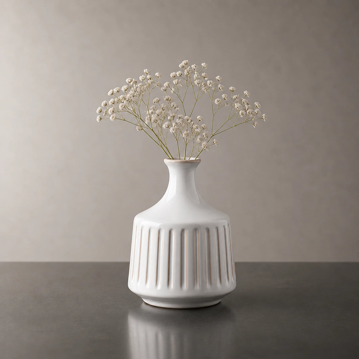 Mini Vase En Céramique blanc - Mya