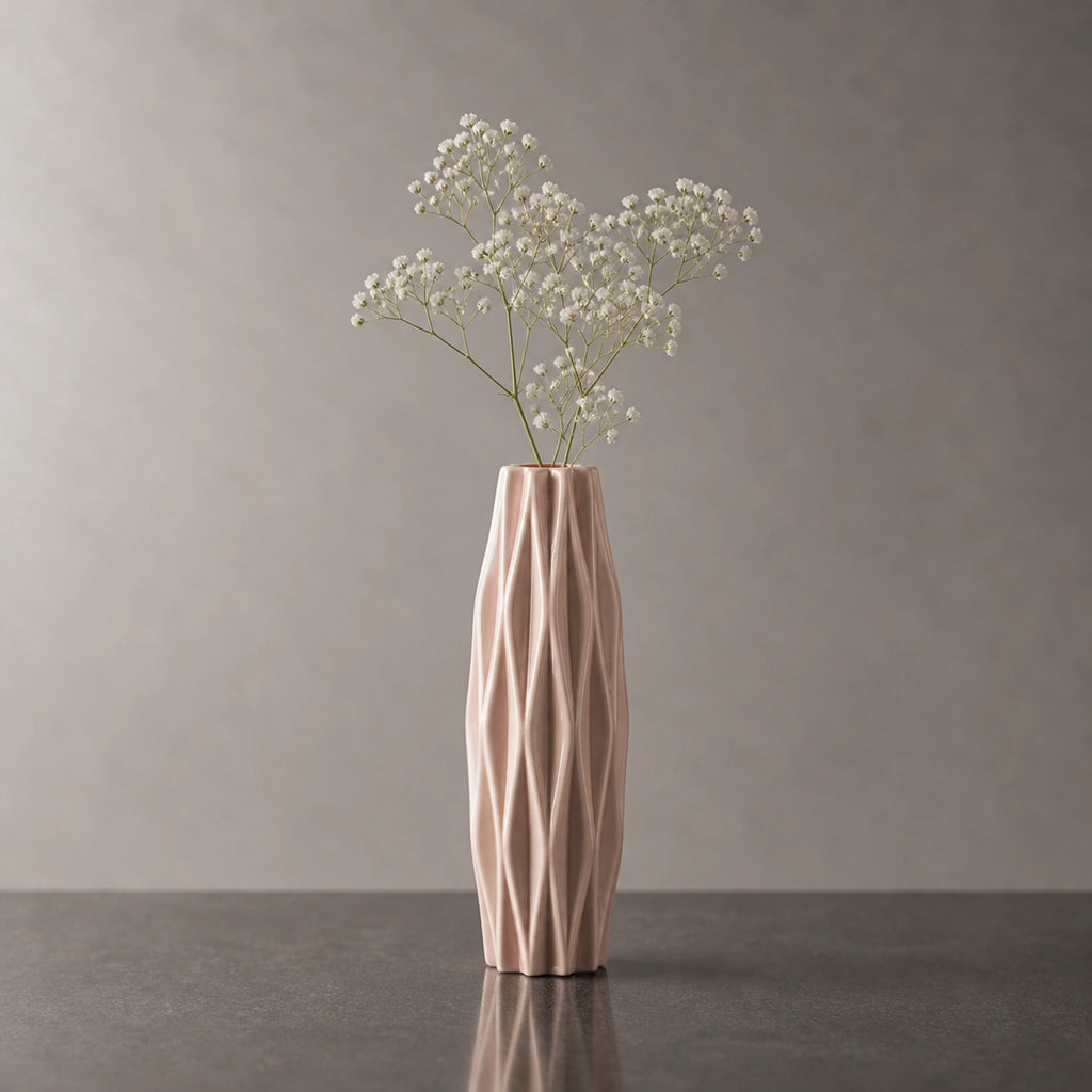 Vase plastique classique blanc - Zanha