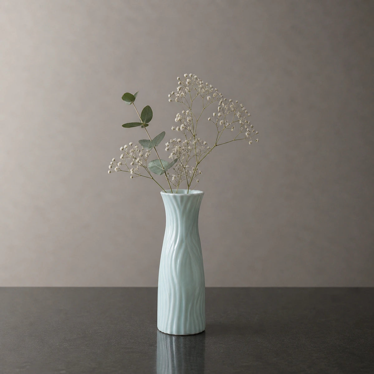 Vase en plastique - style céramique, Luma