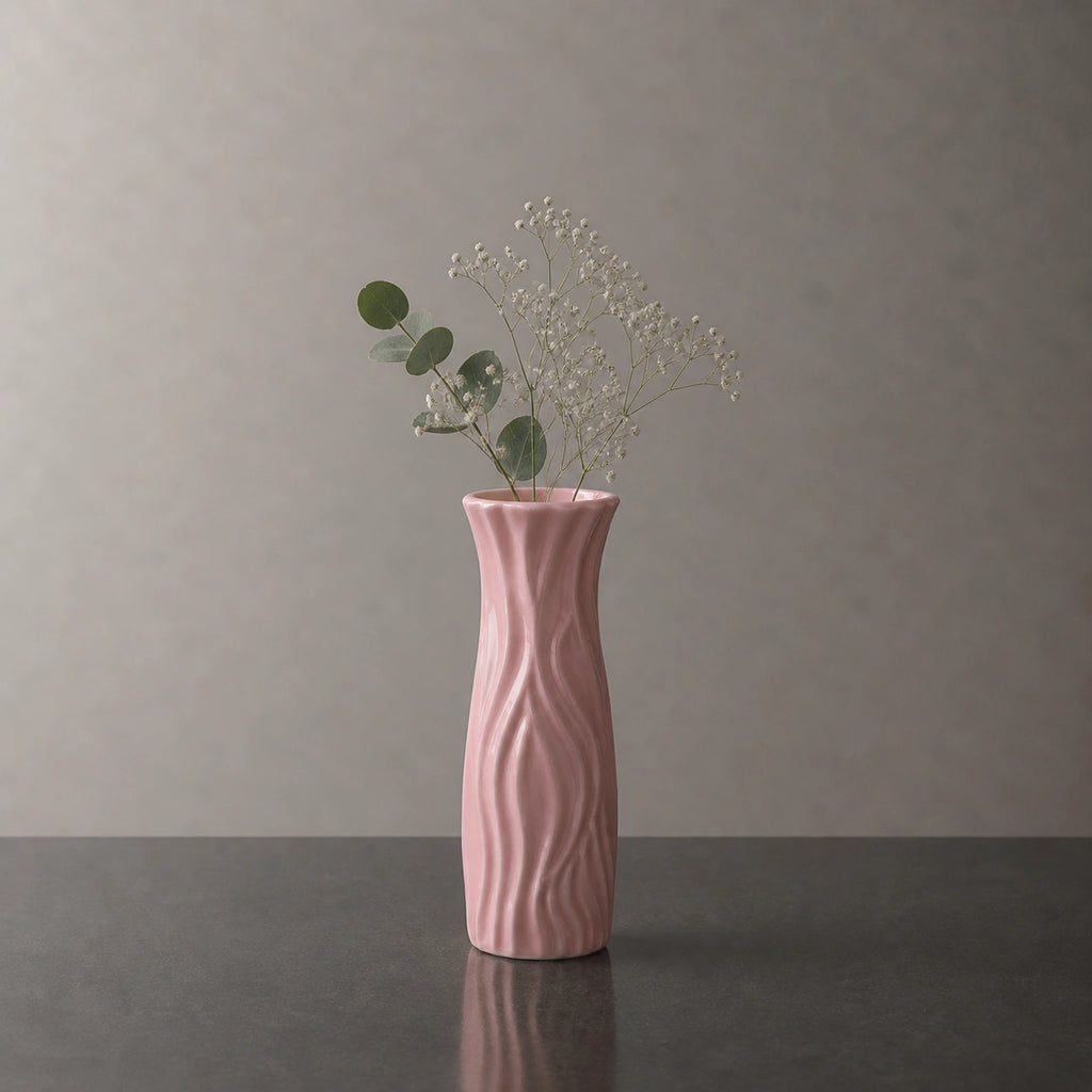 Vase en plastique - style céramique, Luma