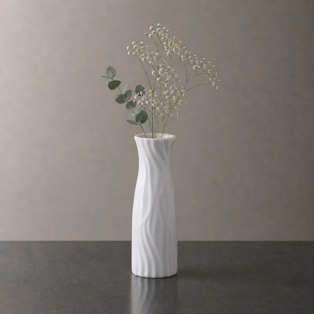 Vase en plastique - style céramique, Luma