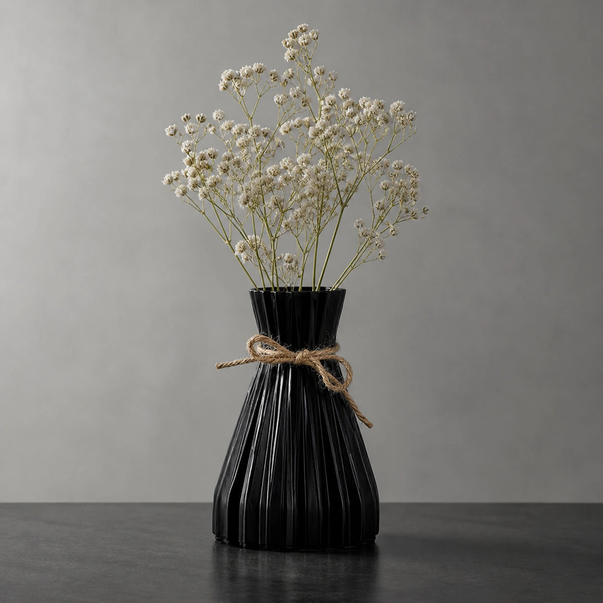 Petit Vase en Plastique - Élegant, Nox