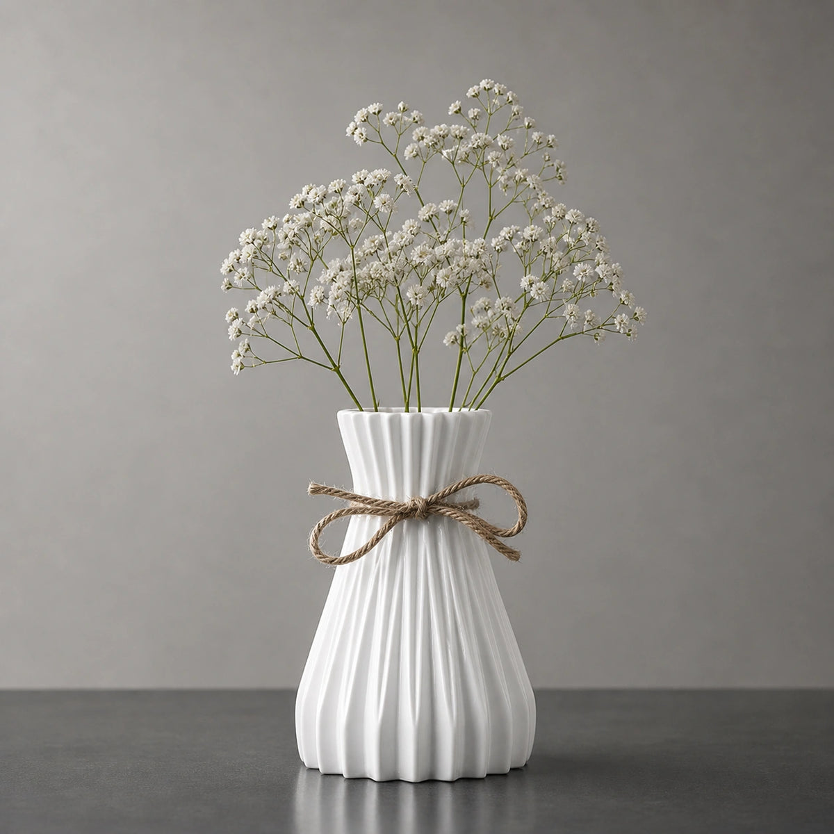 Petit Vase en Plastique - Élegant, Nox