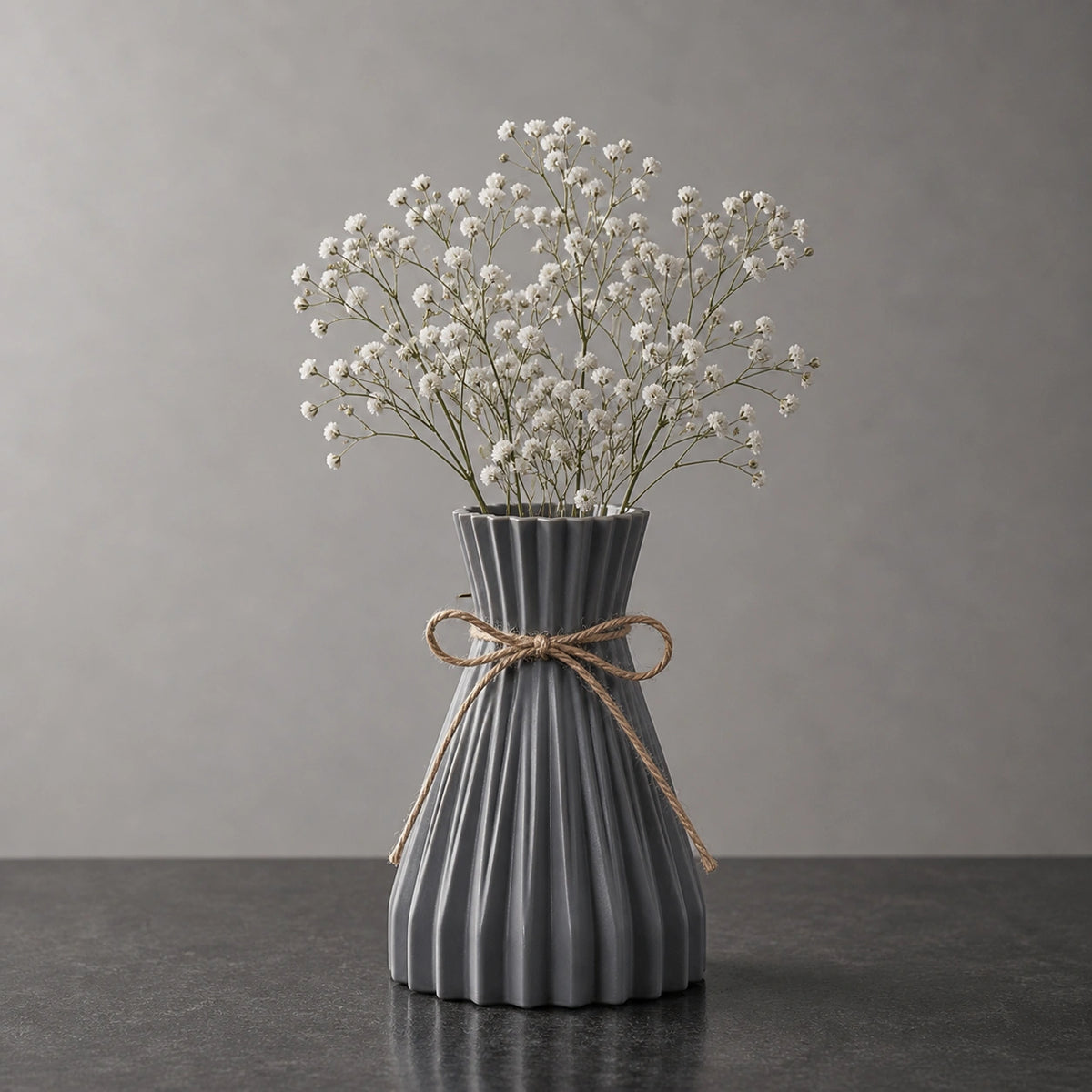 Petit Vase en Plastique - Élegant, Nox