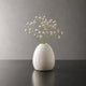 Mini vase en céramique structuré - Blanc, Gaïa