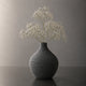 Grand vase en céramique gris - Structuré Rond, Orphéa