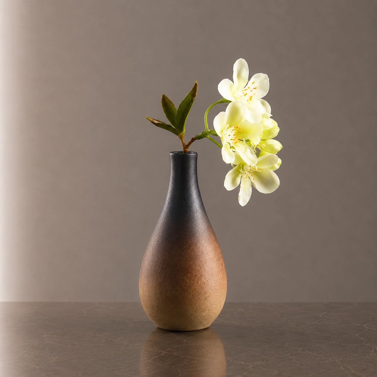 Mini Vase en céramique moderne - Style chinois, yam