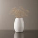 Vase en porcelaine - Classique lisse blanc, Noam