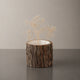 Vase original en bois - bûche de saisons, Aelys