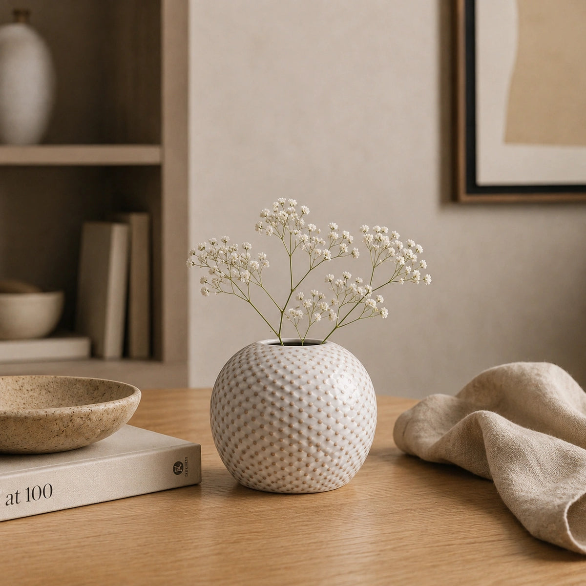 Mini Vase En Céramique blanc - Mya